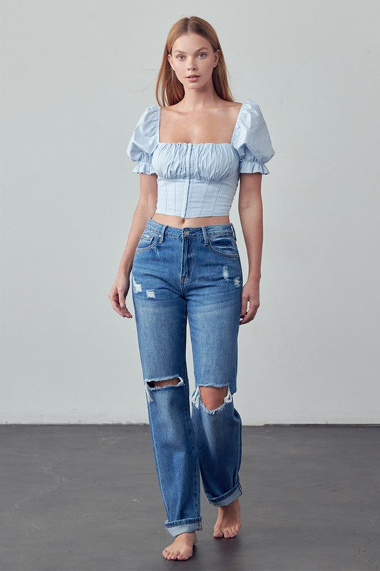 CHARLOTTE STRAIGHT LEG JEANS