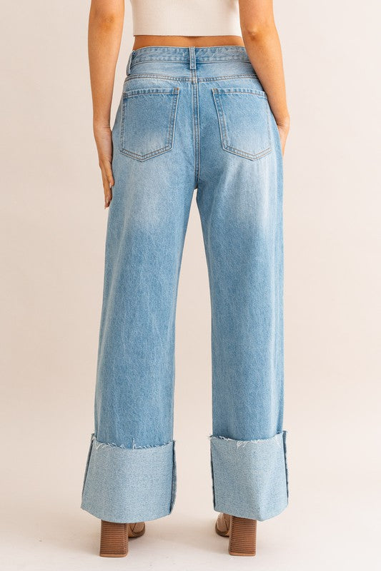 KANSAS CITY WIDE LEG JEANS