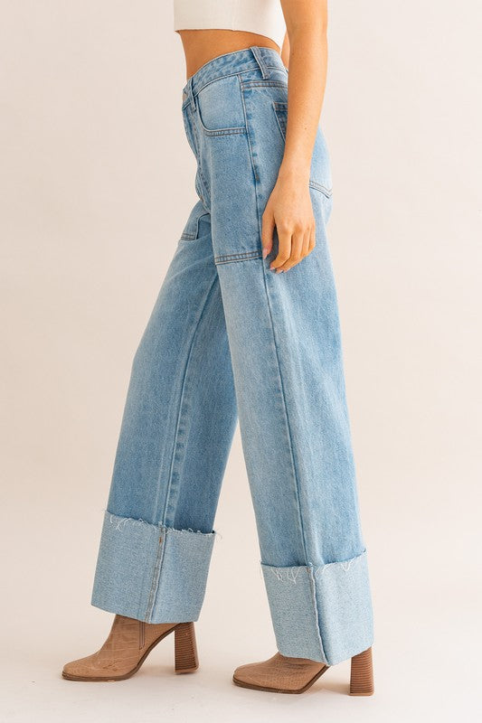 KANSAS CITY WIDE LEG JEANS