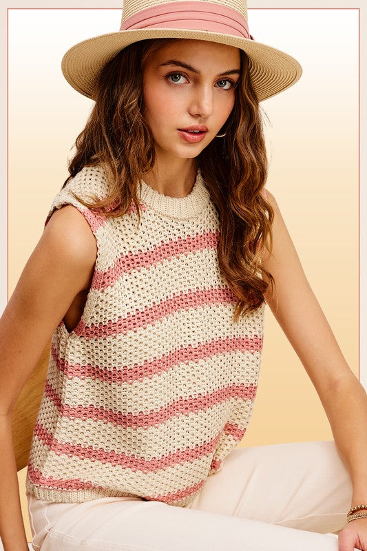 COASTAL BREEZE KNIT TOP