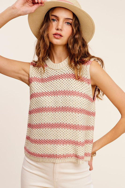 COASTAL BREEZE KNIT TOP