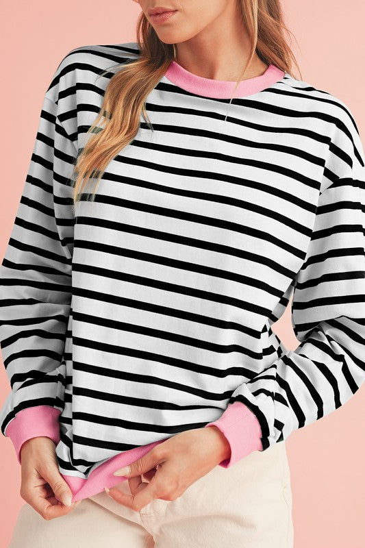 CANDY STRIPE PULLOVER