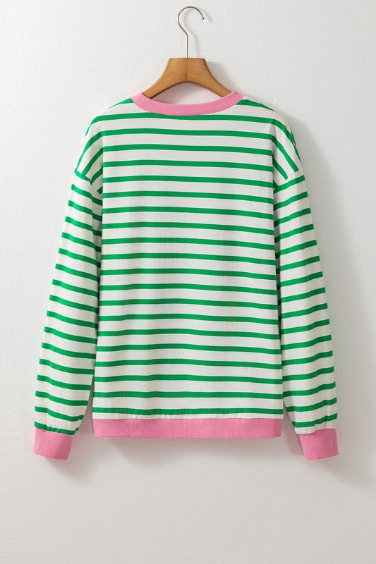 CANDY STRIPE PULLOVER