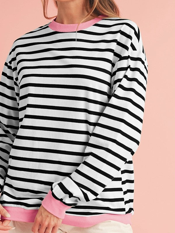 CANDY STRIPE PULLOVER